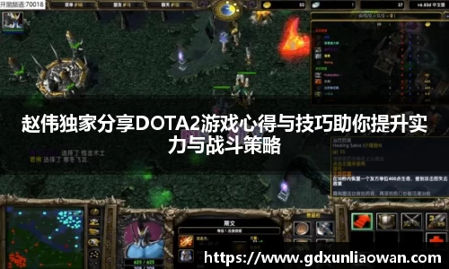 赵伟独家分享DOTA2游戏心得与技巧助你提升实力与战斗策略